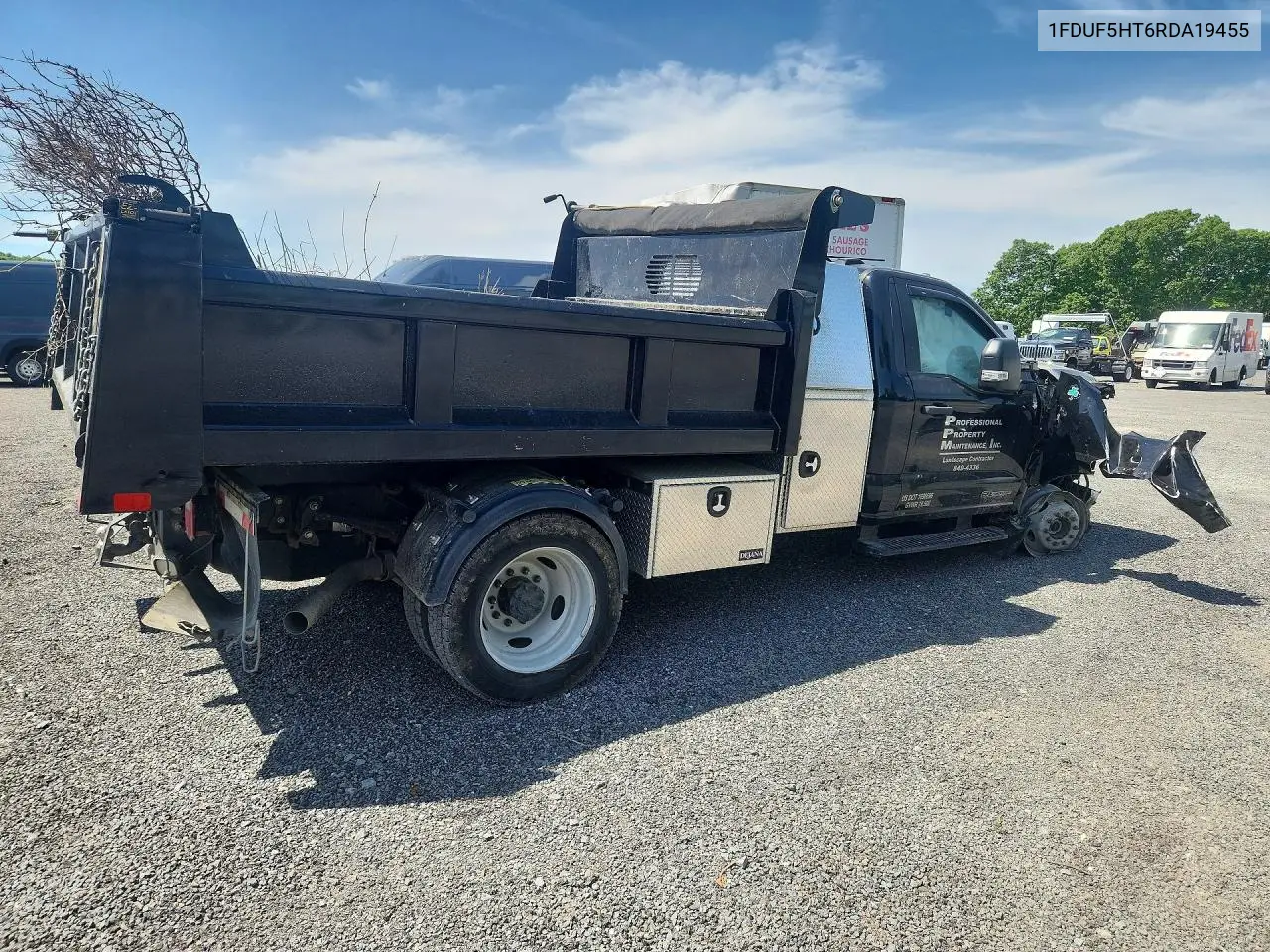 2024 Ford F550 Super Duty Dump Truck VIN: 1FDUF5HT6RDA19455 Lot: 55567956