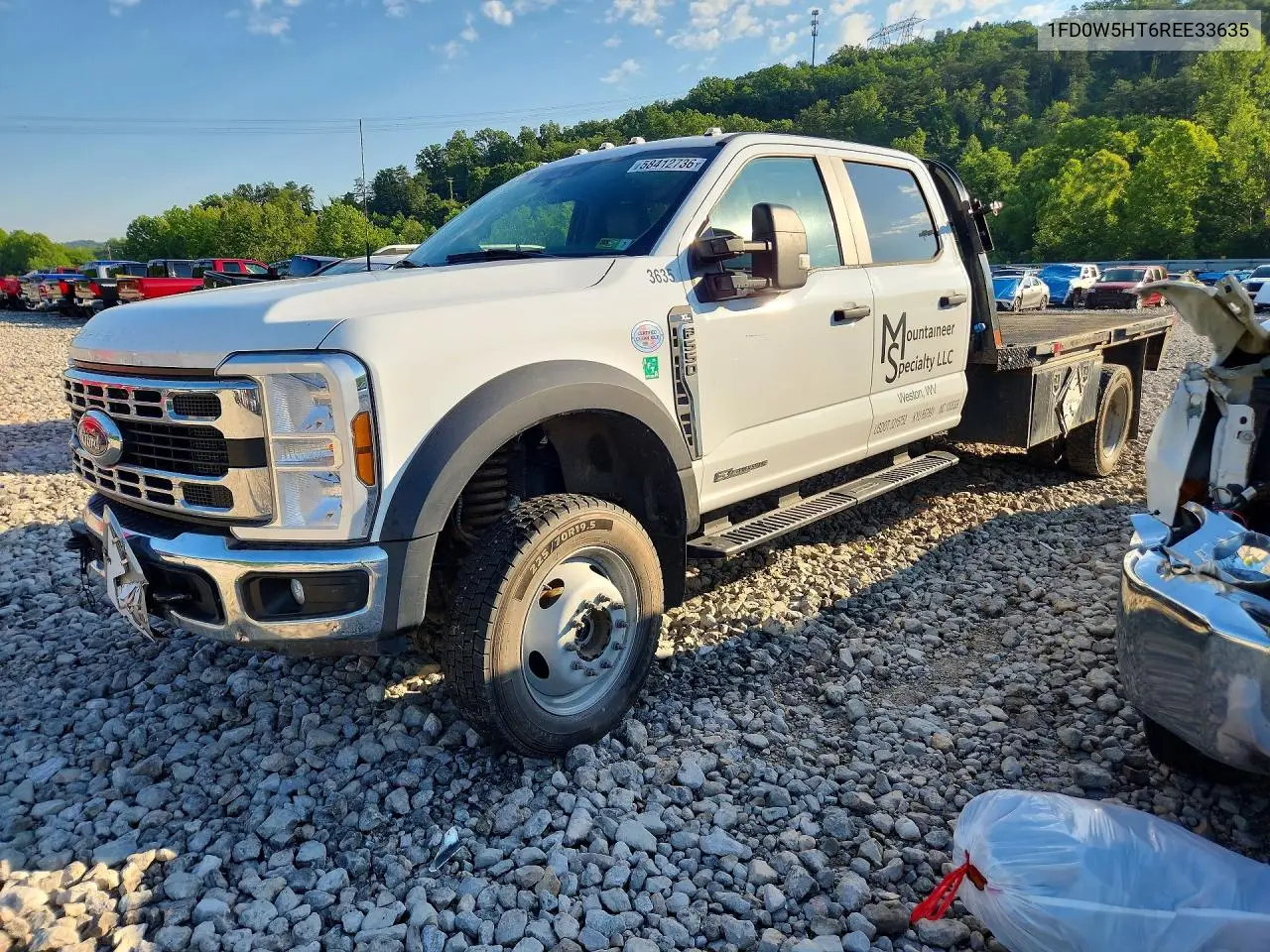2024 Ford F550 Super Duty VIN: 1FD0W5HT6REE33635 Lot: 58412736