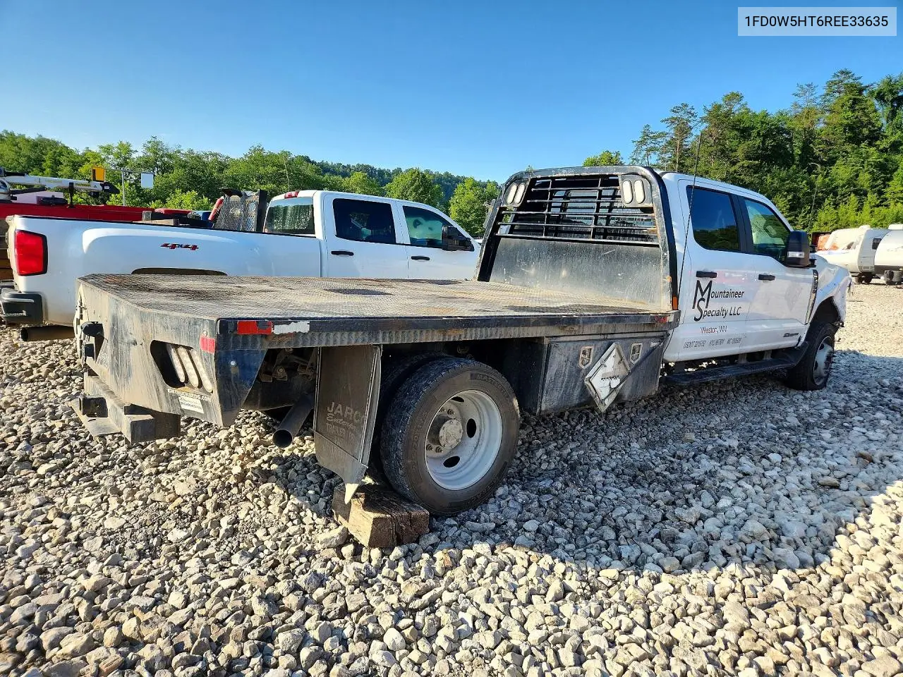 2024 Ford F550 Super Duty VIN: 1FD0W5HT6REE33635 Lot: 58412736