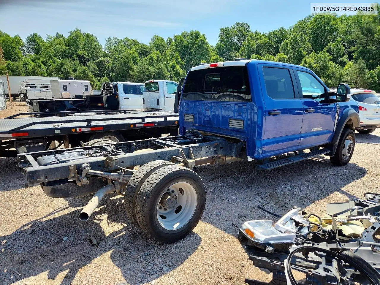 2024 Ford F550 Super Duty VIN: 1FD0W5GT4RED43885 Lot: 60053486