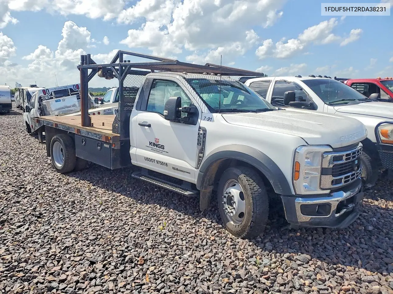 2024 Ford F550 Super Duty VIN: 1FDUF5HT2RDA38231 Lot: 60938246