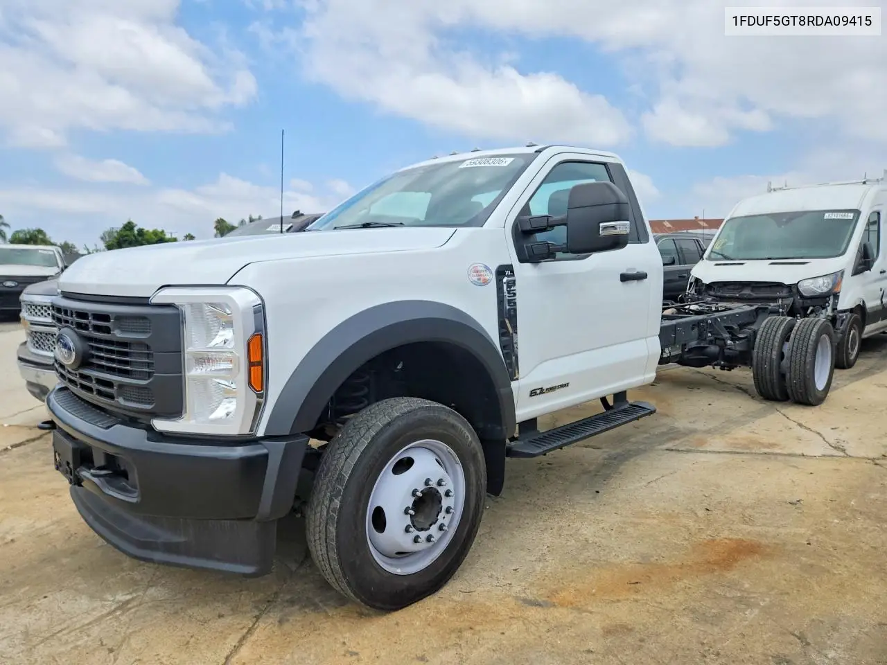 2024 Ford F550 Super Duty VIN: 1FDUF5GT8RDA09415 Lot: 60983306