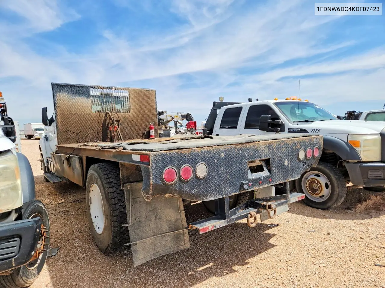 2019 Ford F650 Super Duty VIN: 1FDNW6DC4KDF07423 Lot: 54688186
