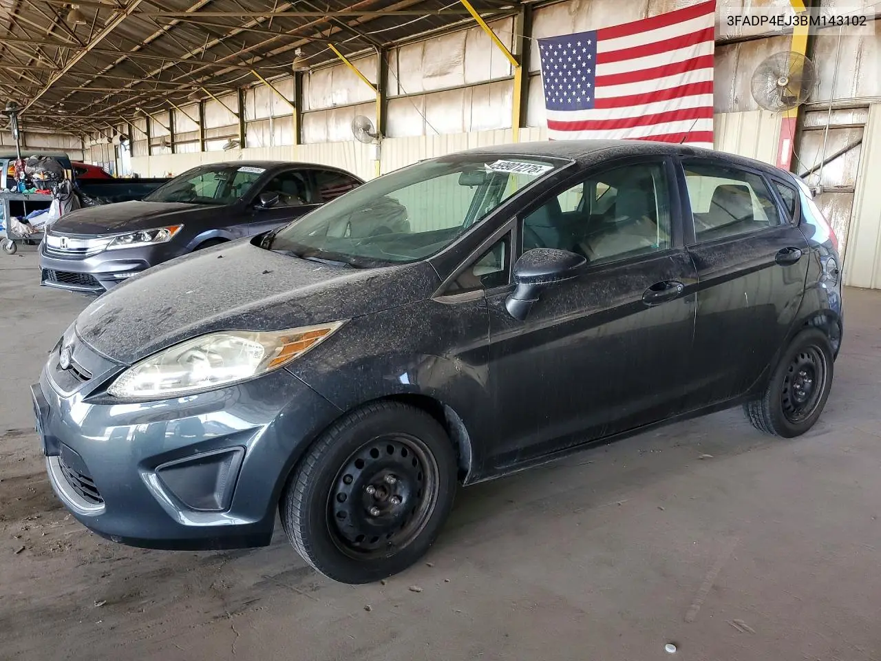 2011 Ford Fiesta Se VIN: 3FADP4EJ3BM143102 Lot: 59901276
