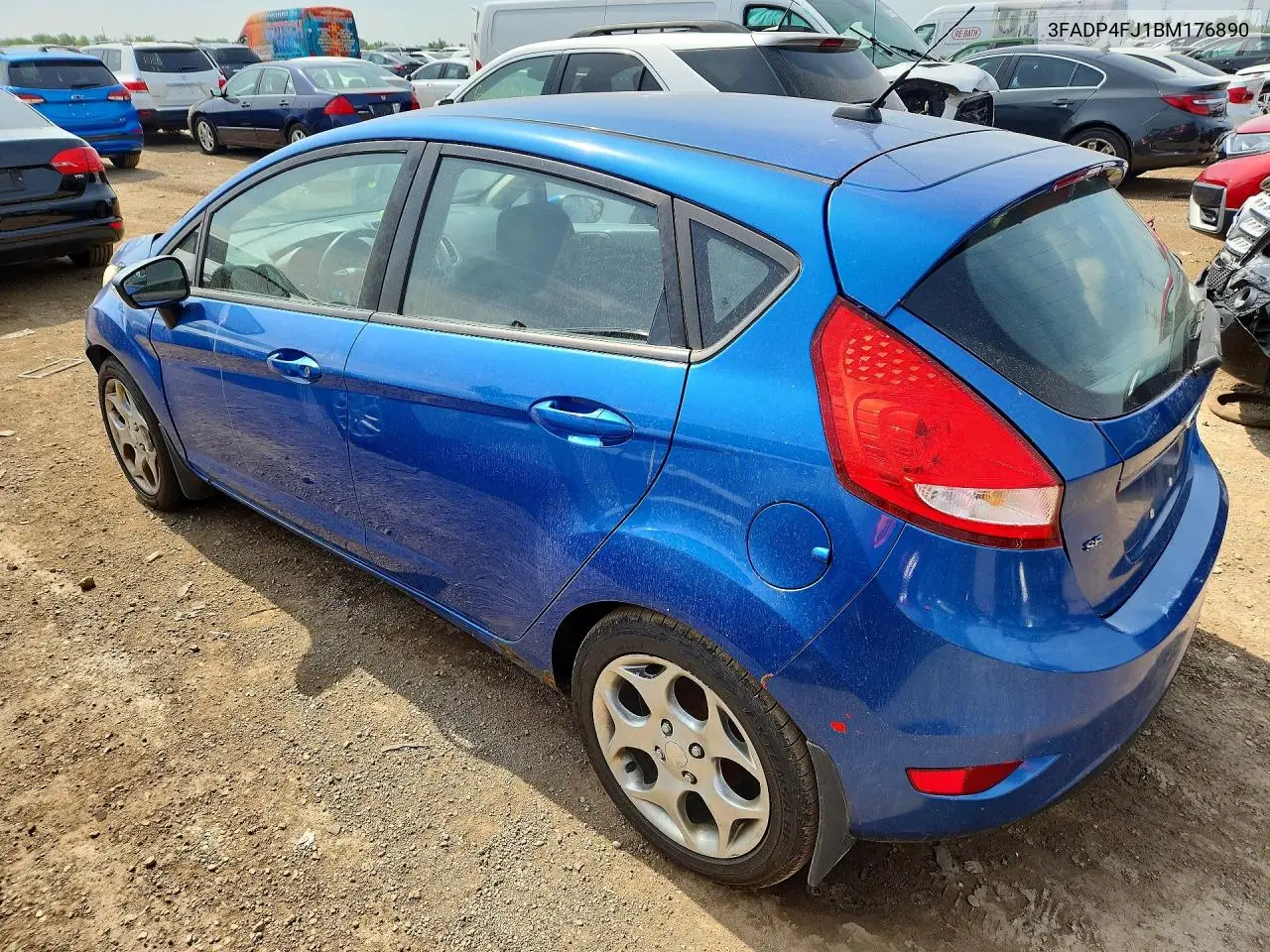 2011 Ford Fiesta Ses VIN: 3FADP4FJ1BM176890 Lot: 60393276