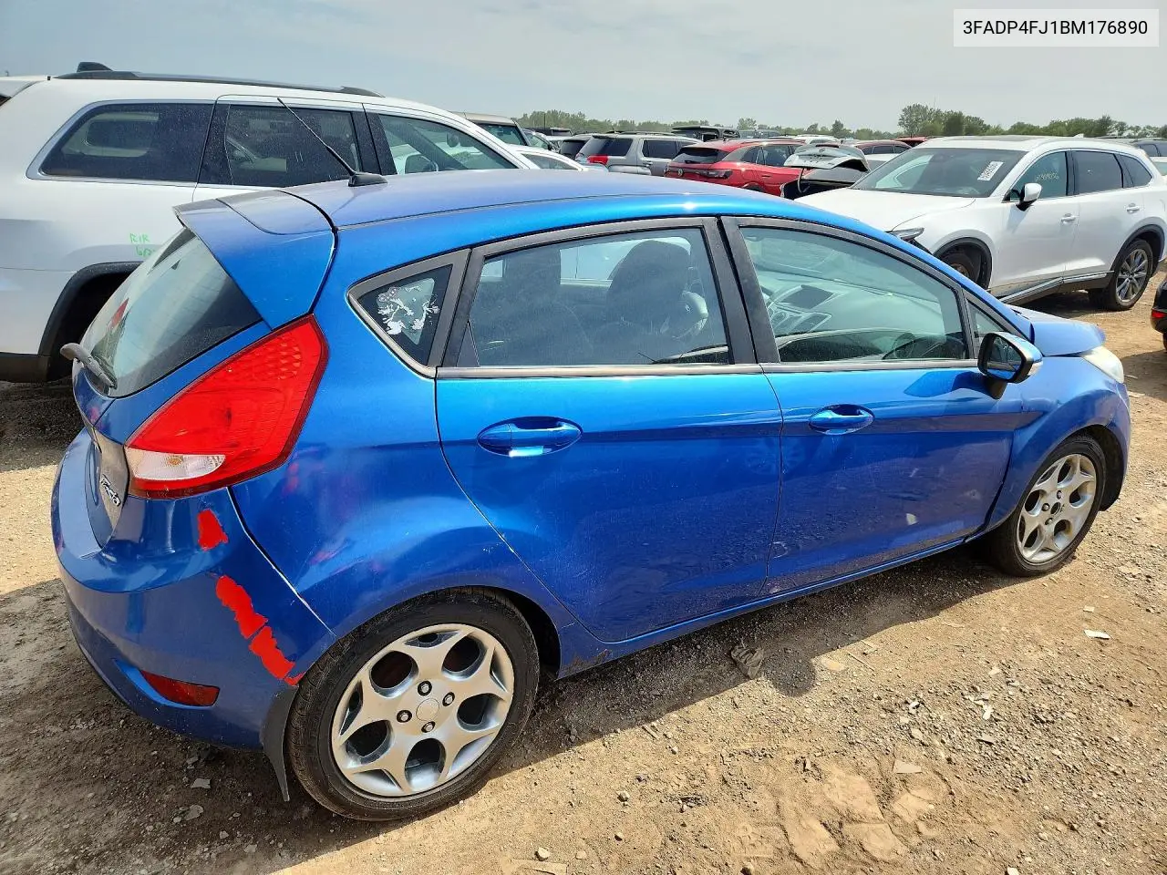 2011 Ford Fiesta Ses VIN: 3FADP4FJ1BM176890 Lot: 60393276