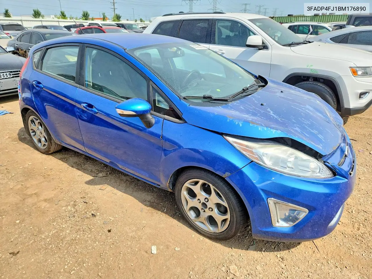 2011 Ford Fiesta Ses VIN: 3FADP4FJ1BM176890 Lot: 60393276