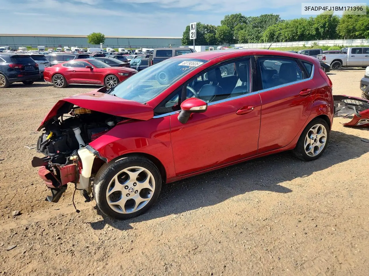 2011 Ford Fiesta Ses VIN: 3FADP4FJ1BM171396 Lot: 60790606