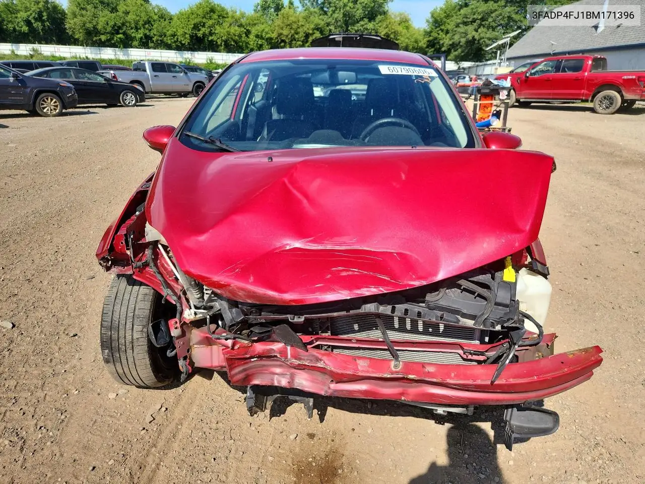 2011 Ford Fiesta Ses VIN: 3FADP4FJ1BM171396 Lot: 60790606
