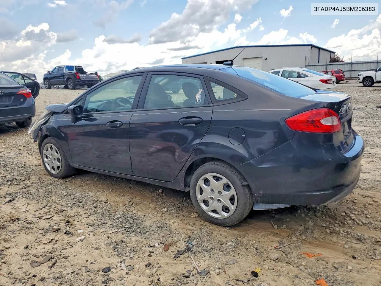 2011 Ford Fiesta S VIN: 3FADP4AJ5BM206383 Lot: 61435866