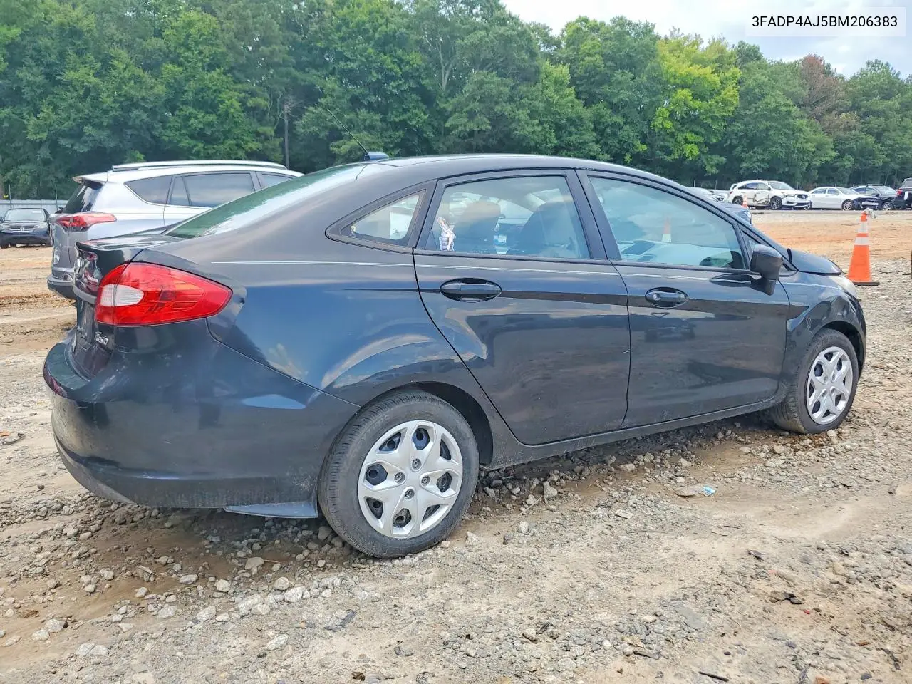 2011 Ford Fiesta S VIN: 3FADP4AJ5BM206383 Lot: 61435866