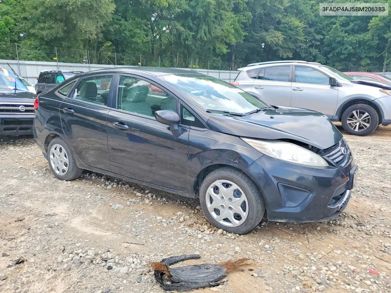 2011 Ford Fiesta S VIN: 3FADP4AJ5BM206383 Lot: 61435866