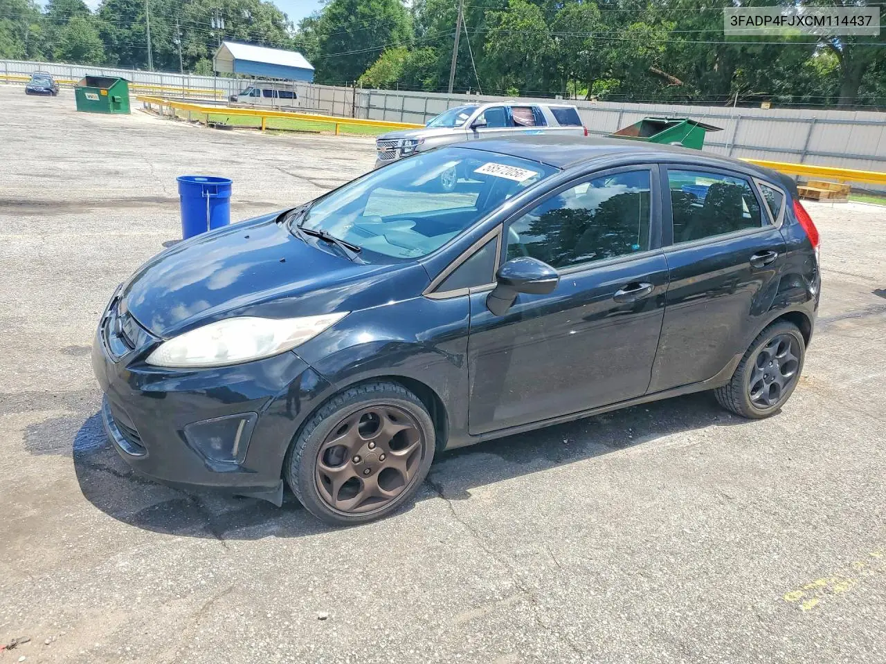 2012 Ford Fiesta Ses VIN: 3FADP4FJXCM114437 Lot: 58572056