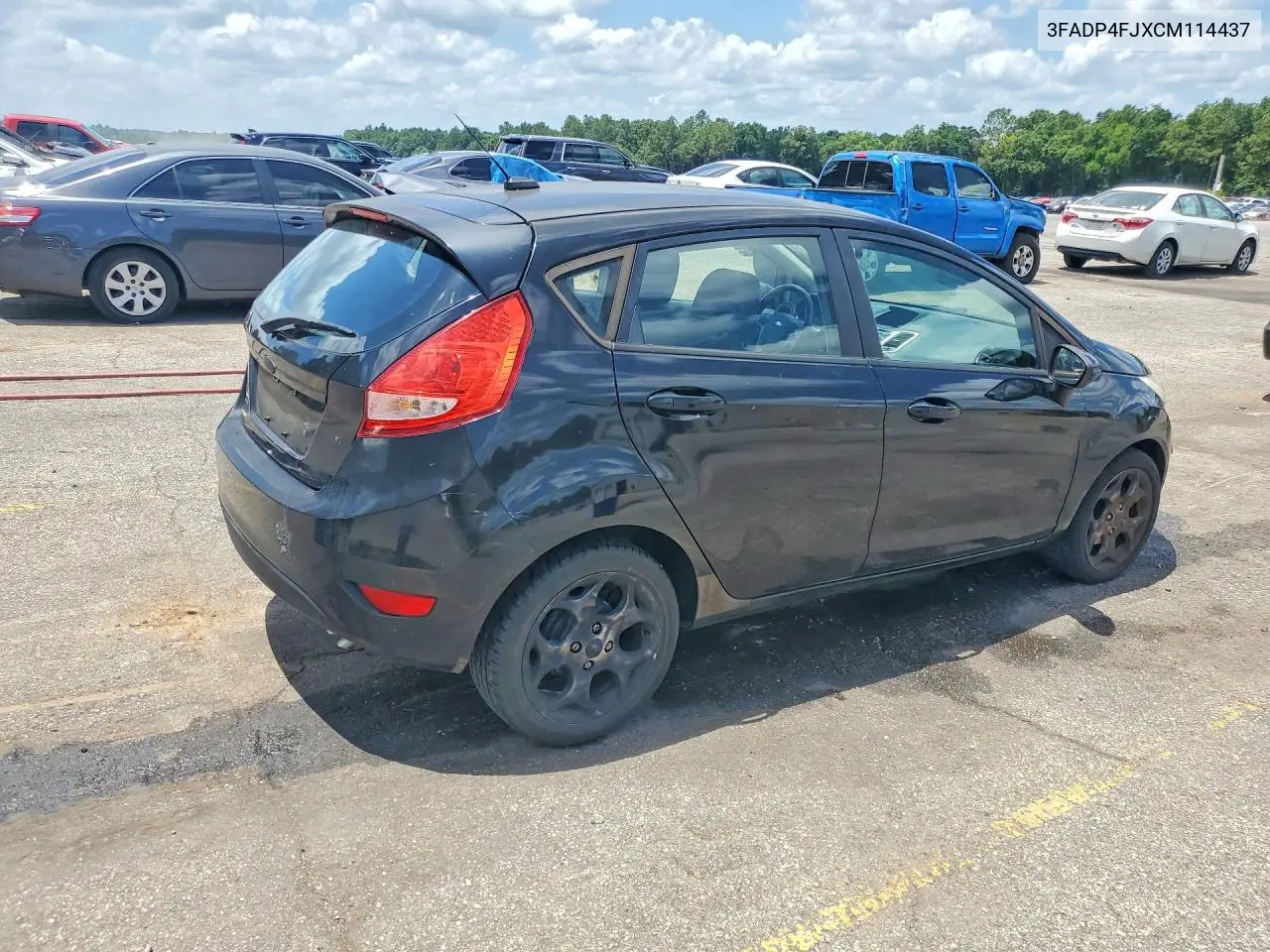 2012 Ford Fiesta Ses VIN: 3FADP4FJXCM114437 Lot: 58572056