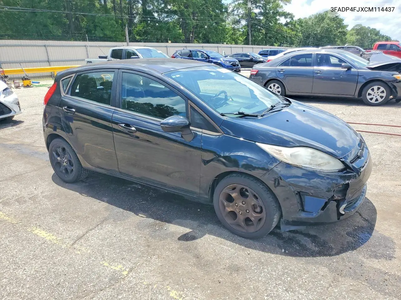 2012 Ford Fiesta Ses VIN: 3FADP4FJXCM114437 Lot: 58572056
