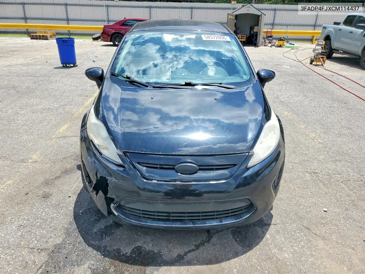 2012 Ford Fiesta Ses VIN: 3FADP4FJXCM114437 Lot: 58572056