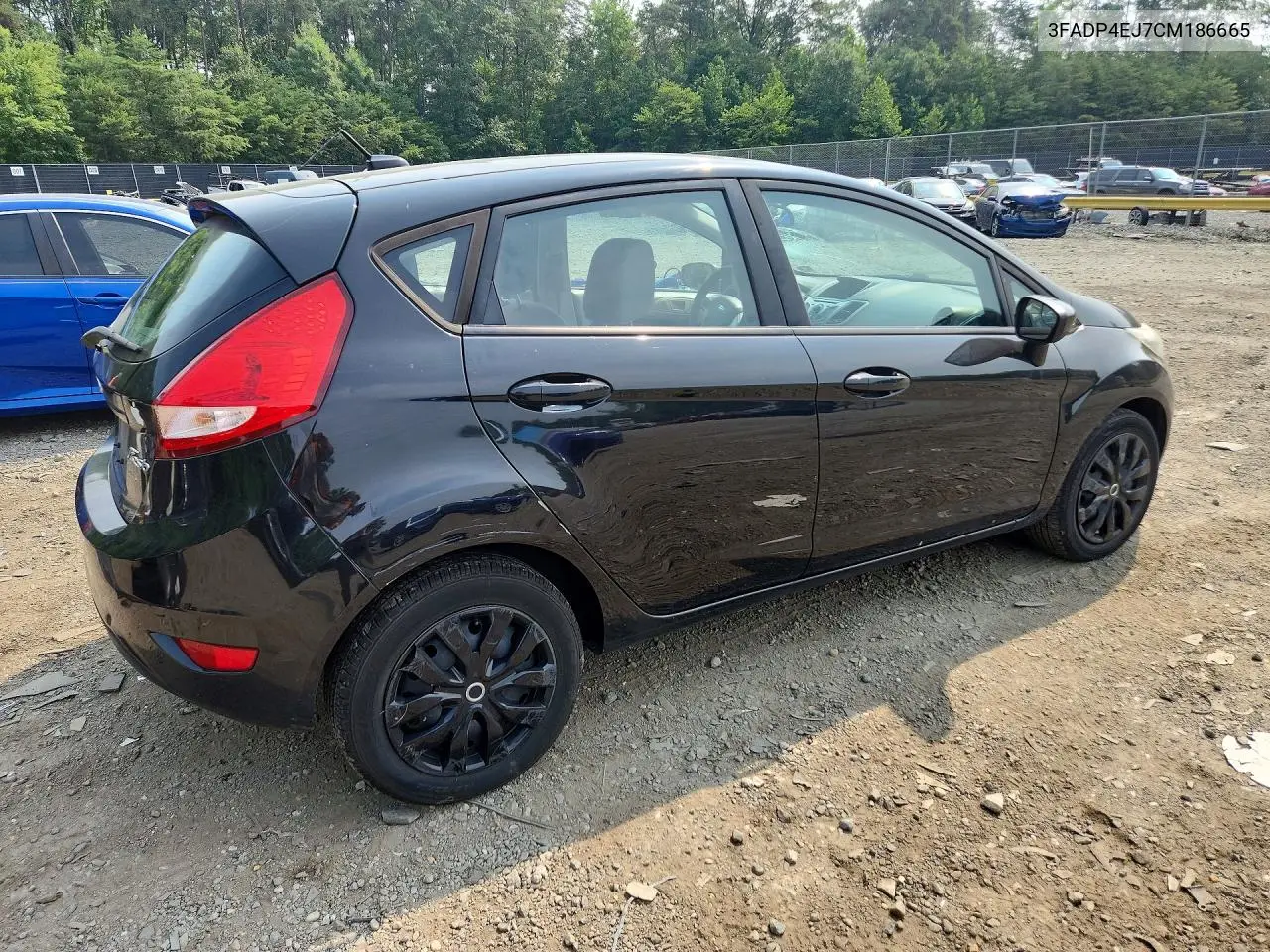 2012 Ford Fiesta Se VIN: 3FADP4EJ7CM186665 Lot: 60450776
