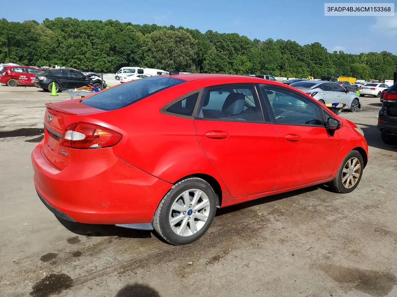 2012 Ford Fiesta Se VIN: 3FADP4BJ6CM153368 Lot: 60718006