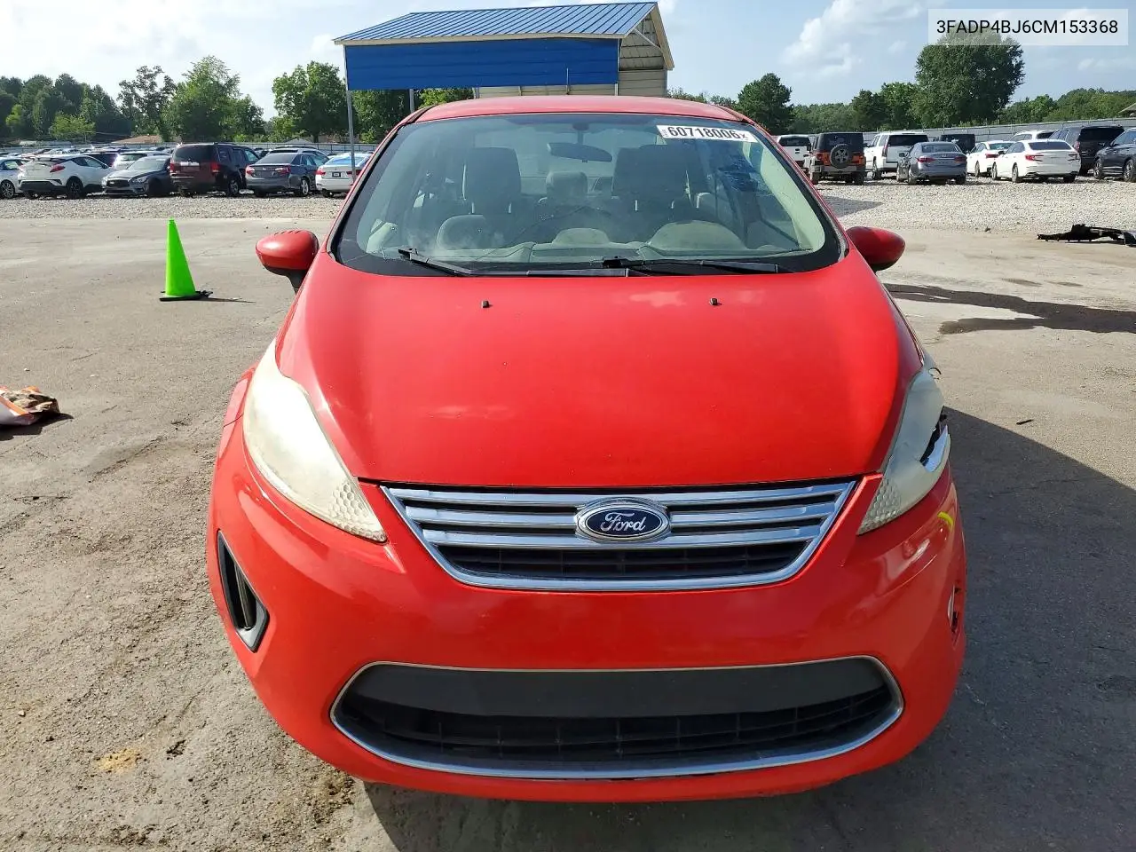 2012 Ford Fiesta Se VIN: 3FADP4BJ6CM153368 Lot: 60718006