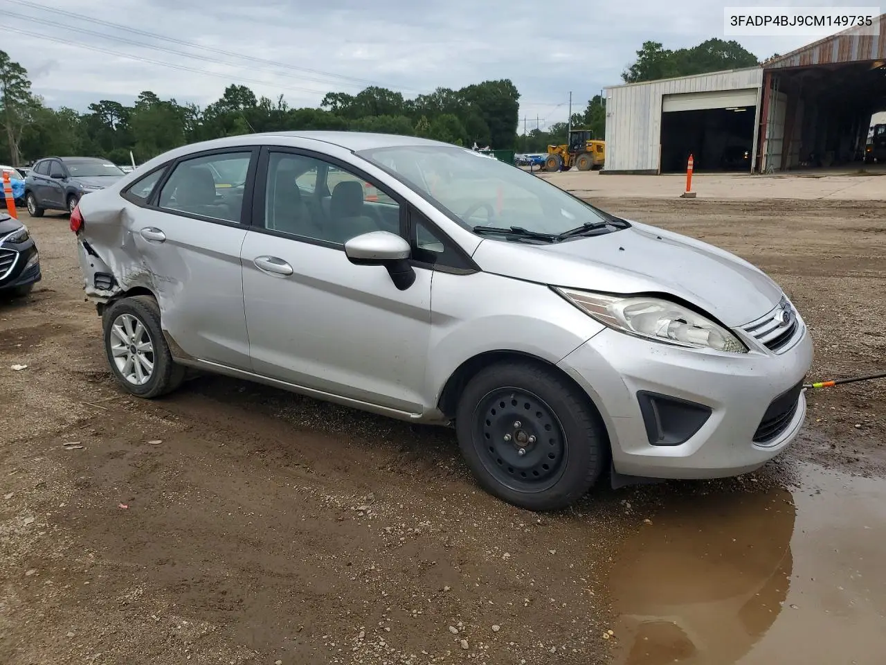 2012 Ford Fiesta Se VIN: 3FADP4BJ9CM149735 Lot: 60771046