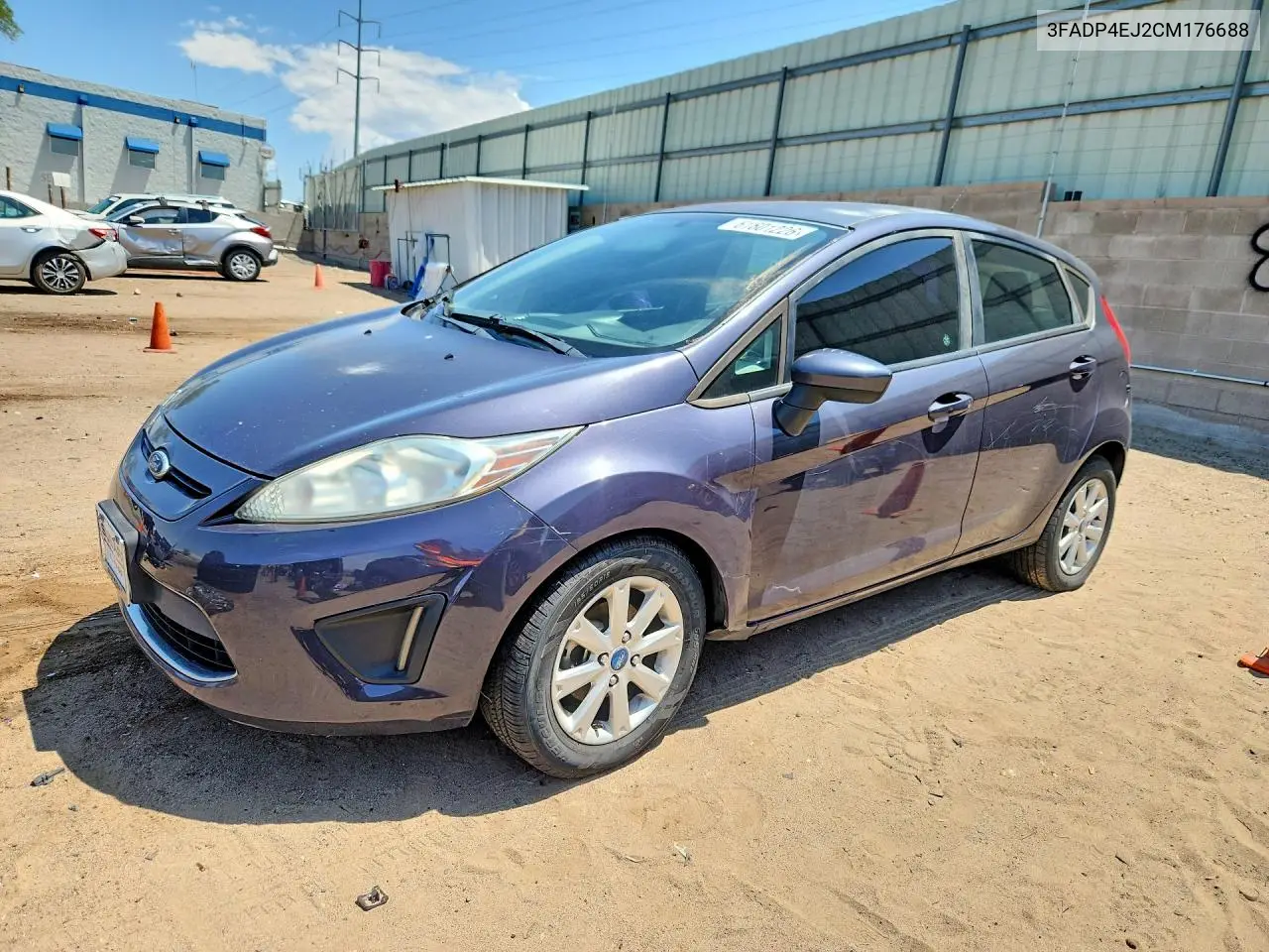 2012 Ford Fiesta Se VIN: 3FADP4EJ2CM176688 Lot: 61601226