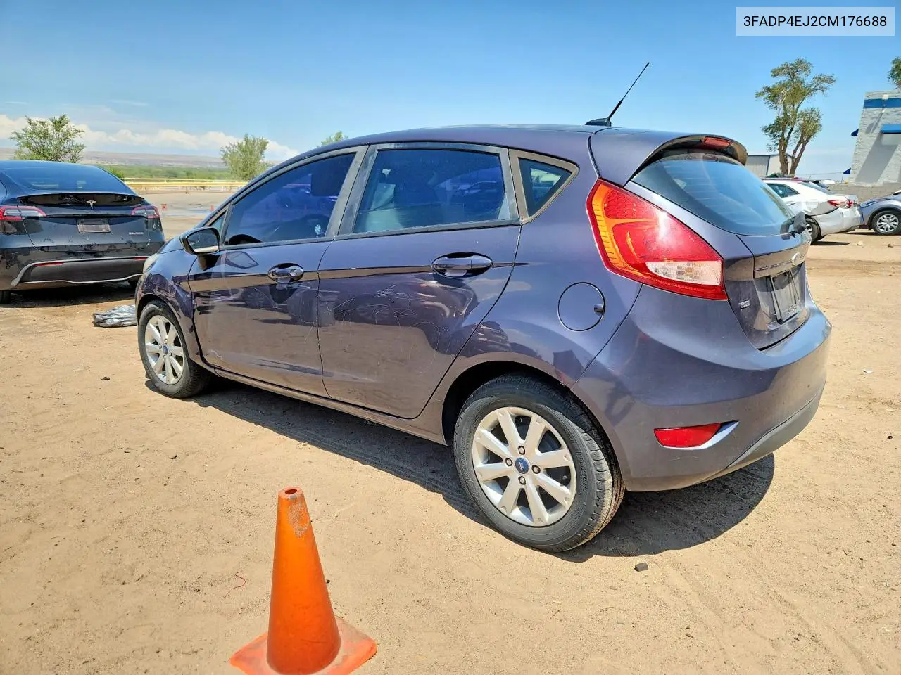 2012 Ford Fiesta Se VIN: 3FADP4EJ2CM176688 Lot: 61601226