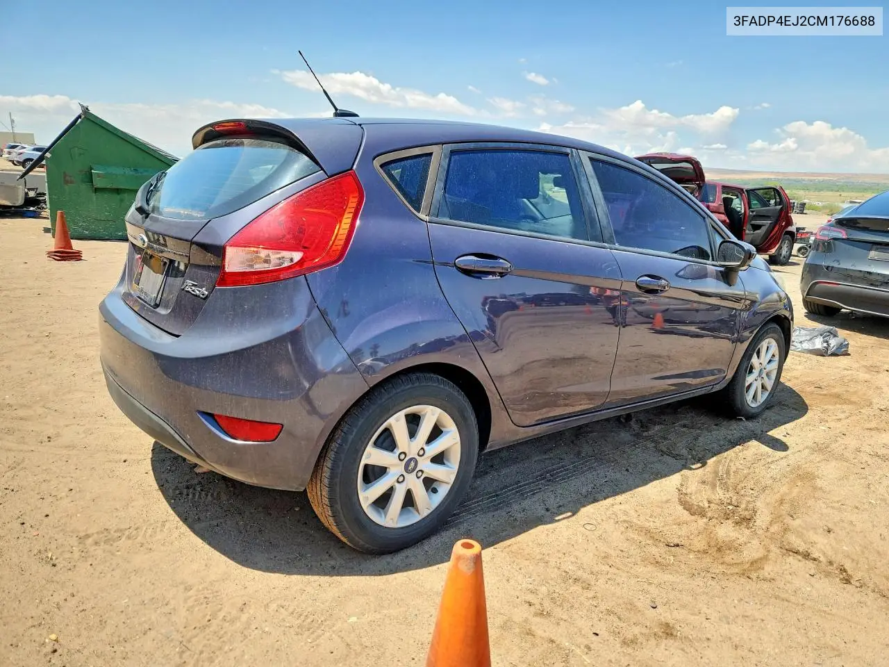 2012 Ford Fiesta Se VIN: 3FADP4EJ2CM176688 Lot: 61601226