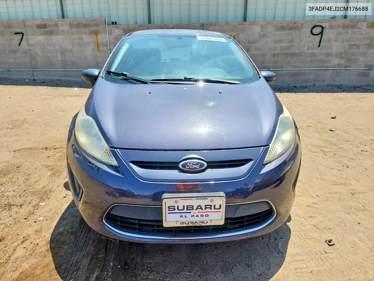2012 Ford Fiesta Se VIN: 3FADP4EJ2CM176688 Lot: 61601226
