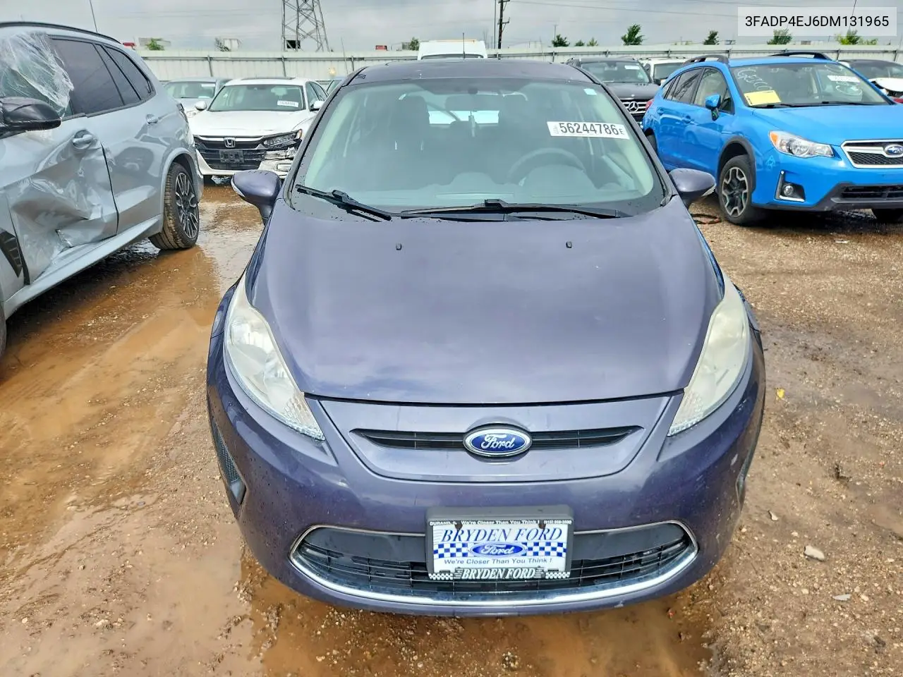 2013 Ford Fiesta Se VIN: 3FADP4EJ6DM131965 Lot: 56244786