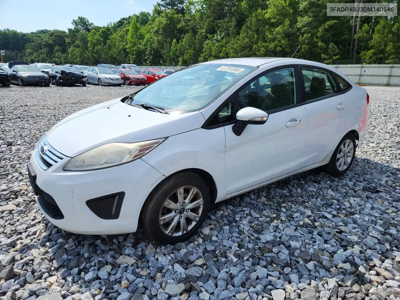 2013 Ford Fiesta Se VIN: 3FADP4BJ3DM140546 Lot: 57291886