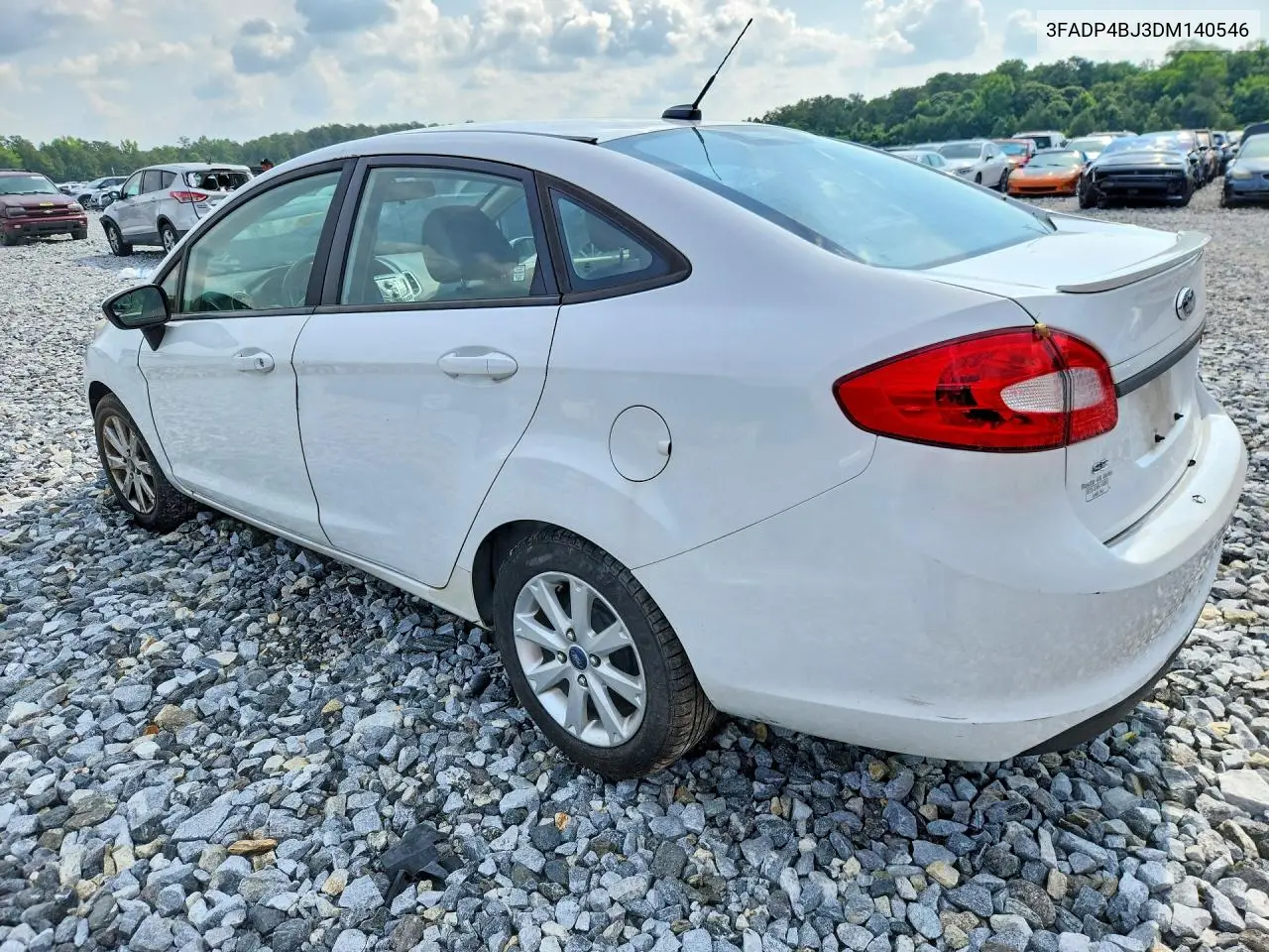 2013 Ford Fiesta Se VIN: 3FADP4BJ3DM140546 Lot: 57291886