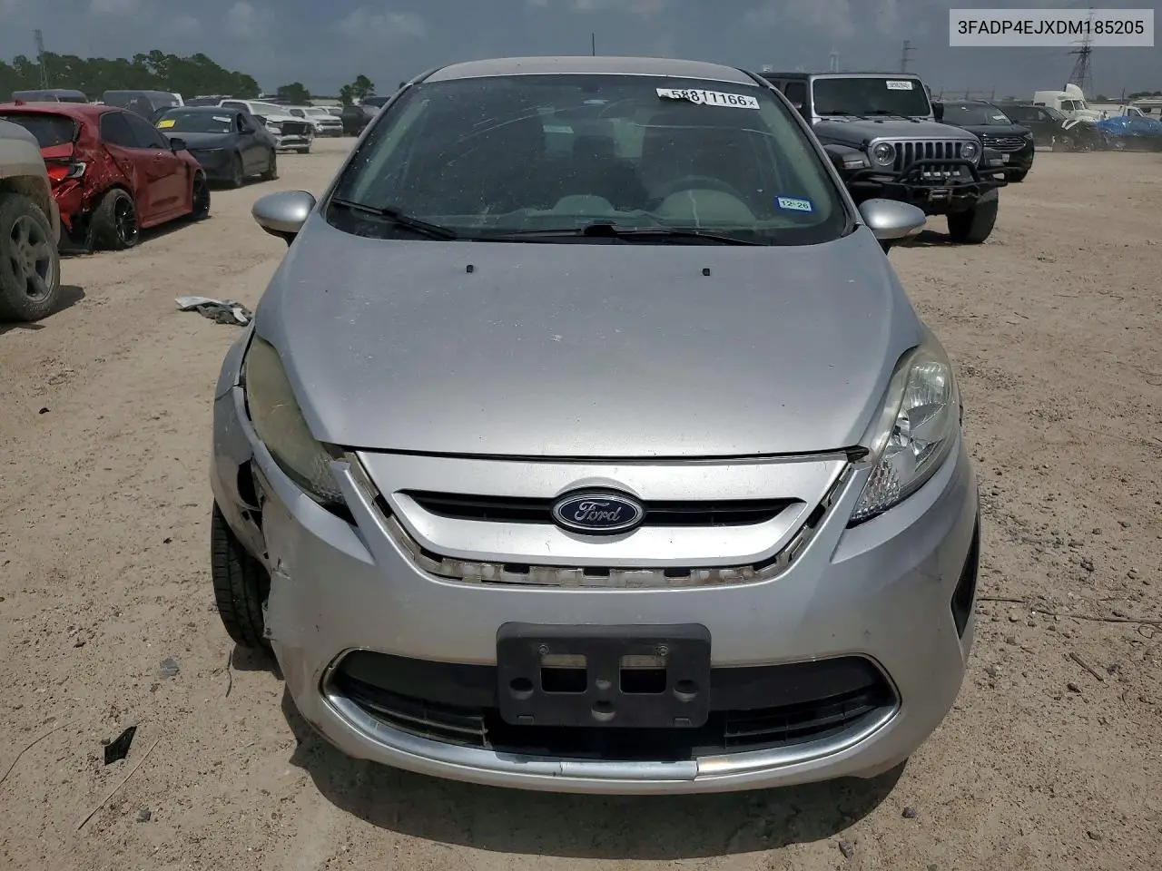 2013 Ford Fiesta S VIN: 3FADP4EJXDM185205 Lot: 58811166