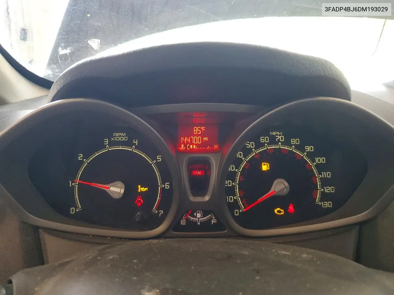 2013 Ford Fiesta Se VIN: 3FADP4BJ6DM193029 Lot: 60308466