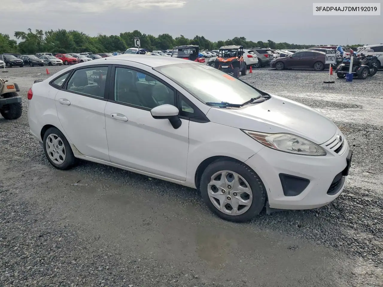 2013 Ford Fiesta S VIN: 3FADP4AJ7DM192019 Lot: 60701496