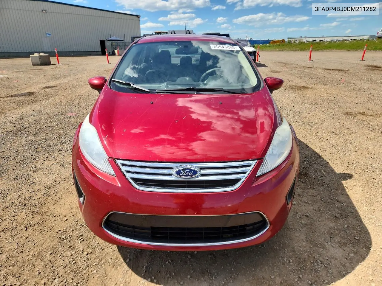 2013 Ford Fiesta Se VIN: 3FADP4BJ0DM211282 Lot: 60943806