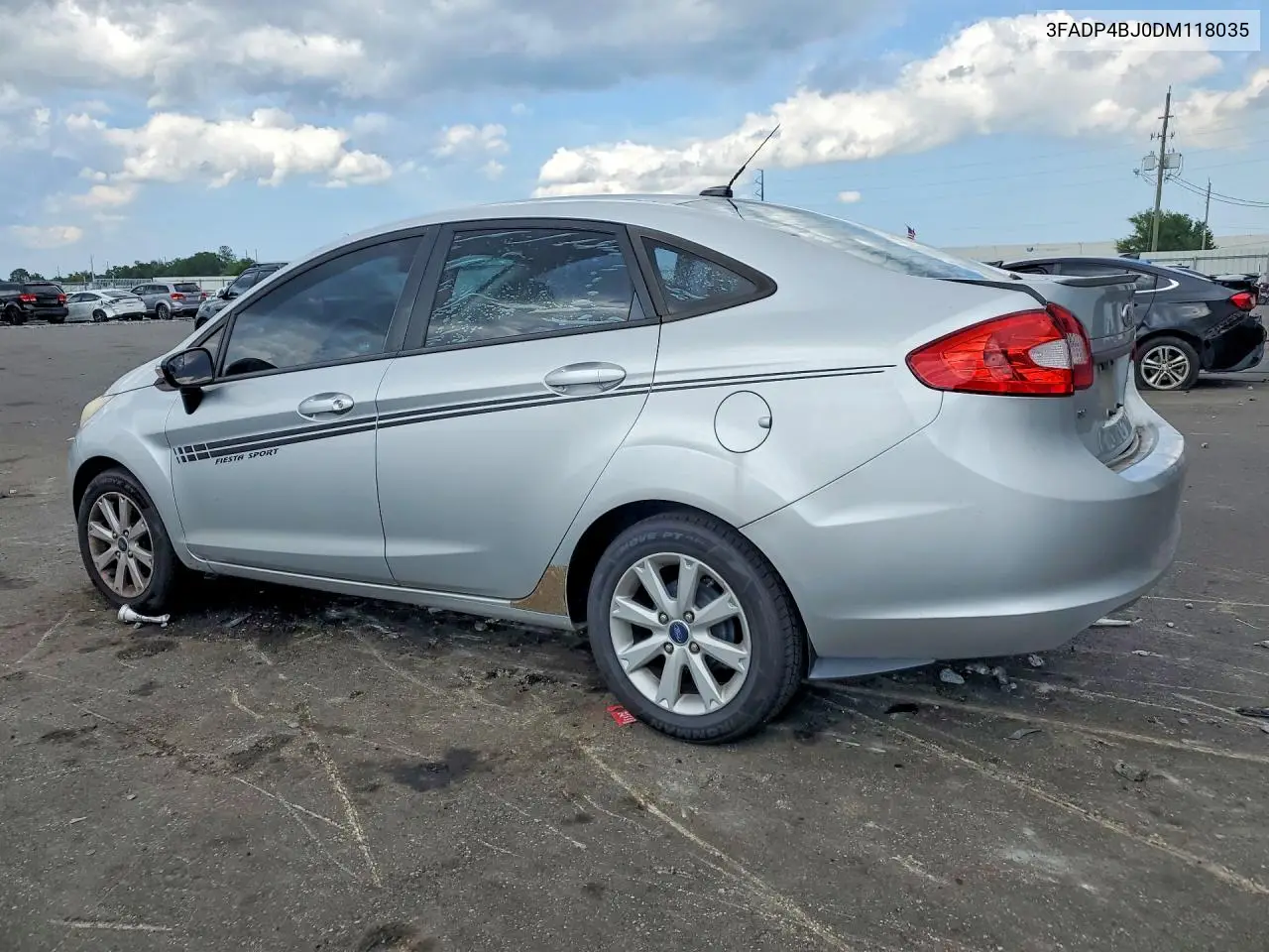 2013 Ford Fiesta Se VIN: 3FADP4BJ0DM118035 Lot: 61437716