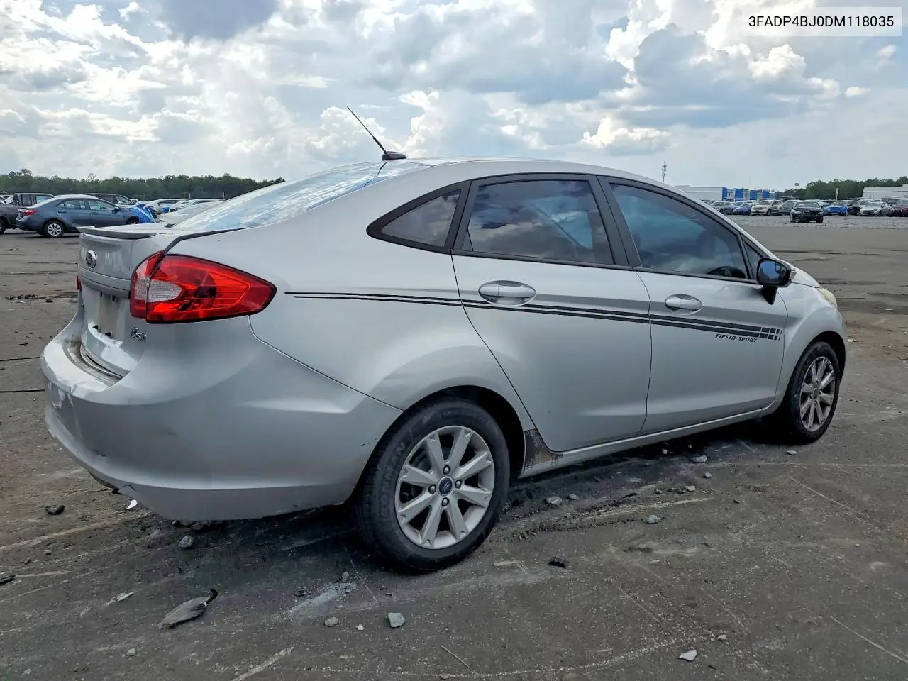 2013 Ford Fiesta Se VIN: 3FADP4BJ0DM118035 Lot: 61437716