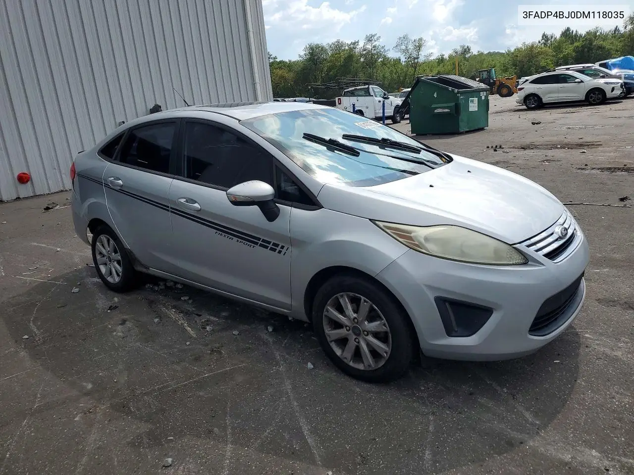 2013 Ford Fiesta Se VIN: 3FADP4BJ0DM118035 Lot: 61437716
