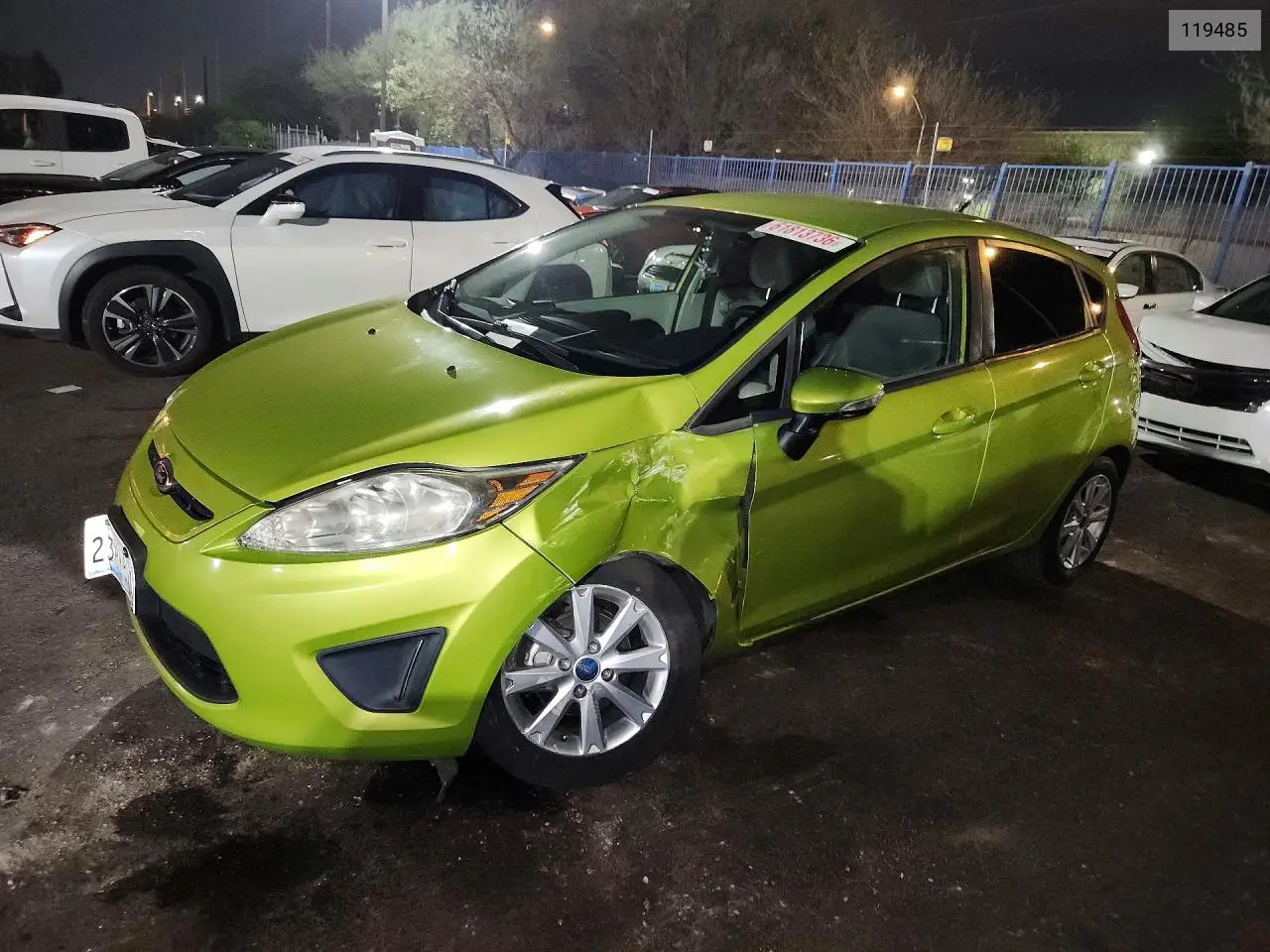 2013 Ford Fiesta Se VIN: 119485 Lot: 61813736
