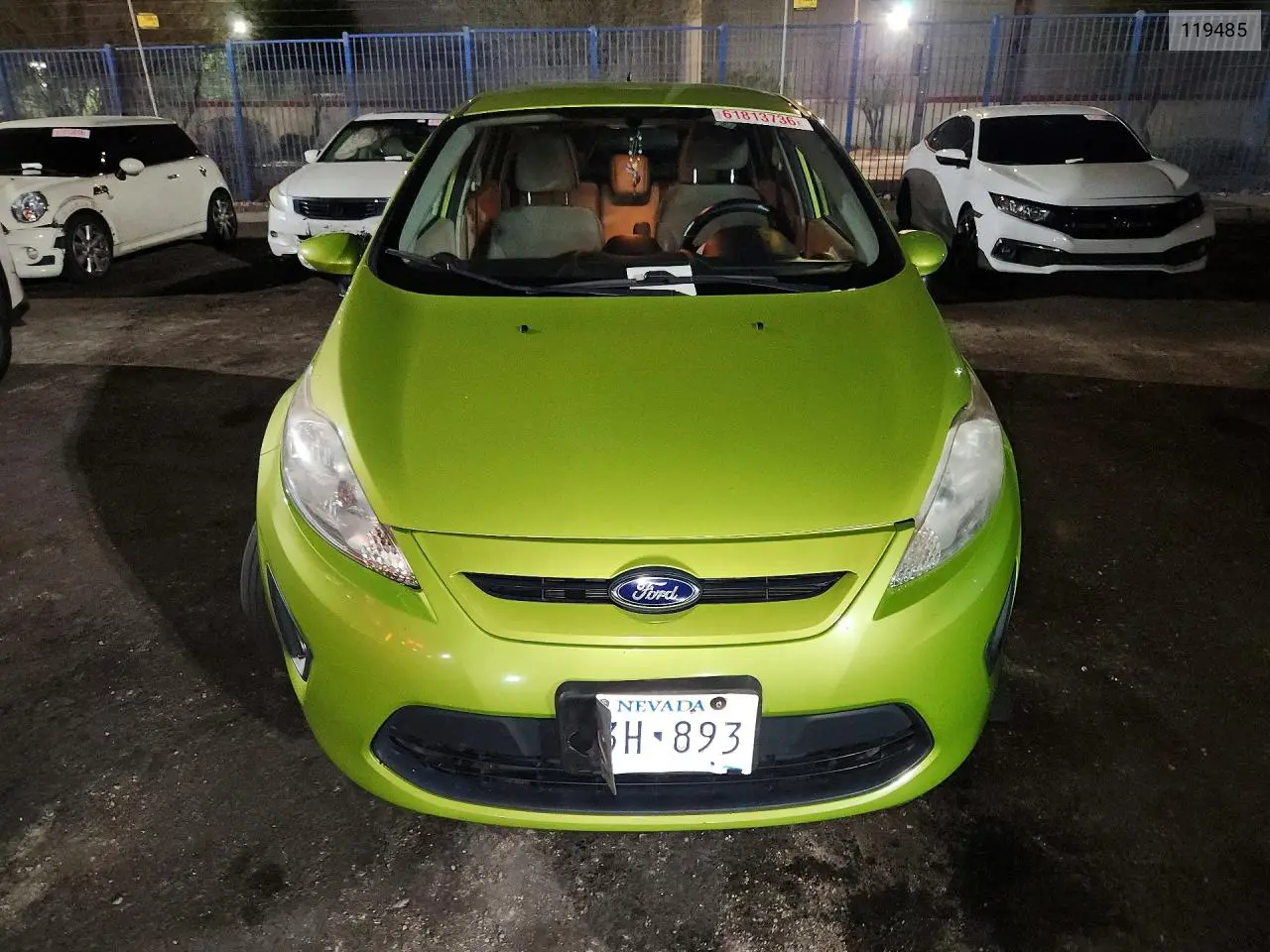 2013 Ford Fiesta Se VIN: 119485 Lot: 61813736