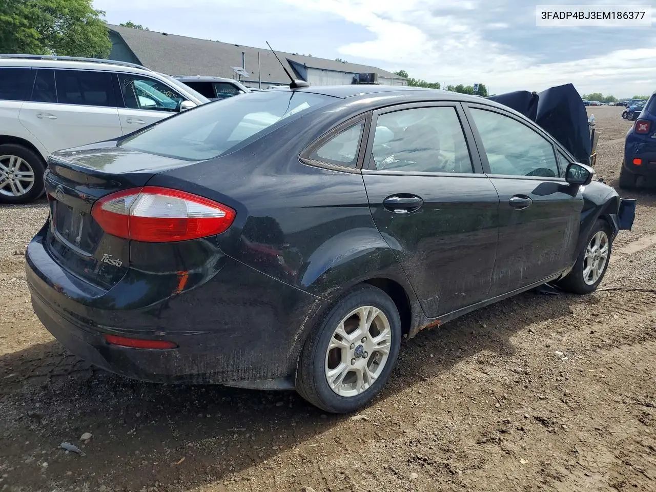 2014 Ford Fiesta Se VIN: 3FADP4BJ3EM186377 Lot: 56988516