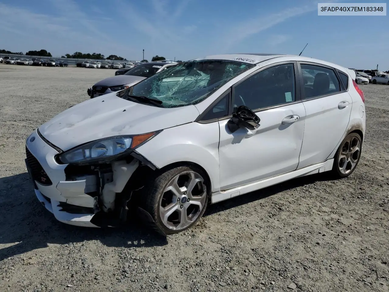 2014 Ford Fiesta St VIN: 3FADP4GX7EM183348 Lot: 58642415