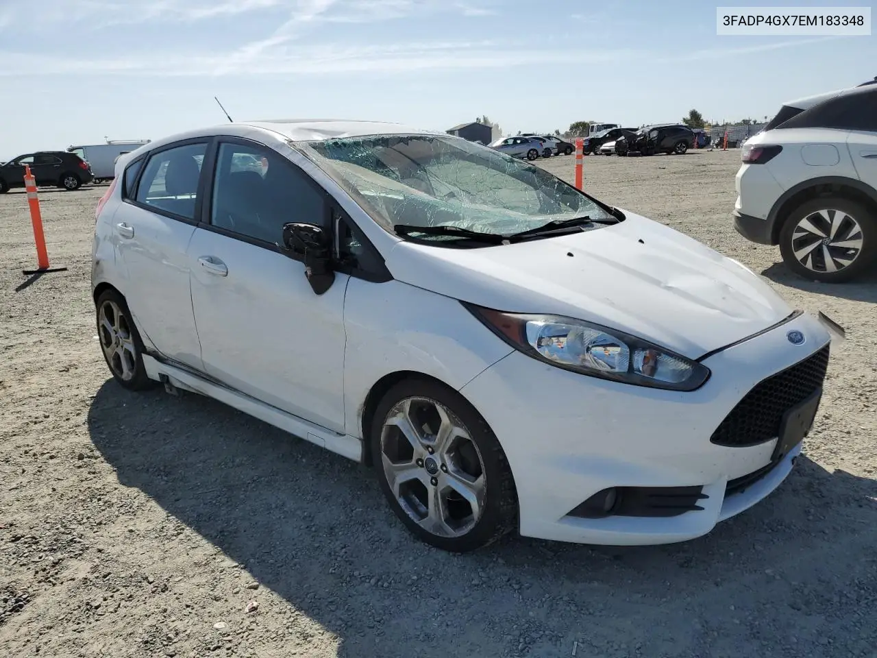 2014 Ford Fiesta St VIN: 3FADP4GX7EM183348 Lot: 58642415