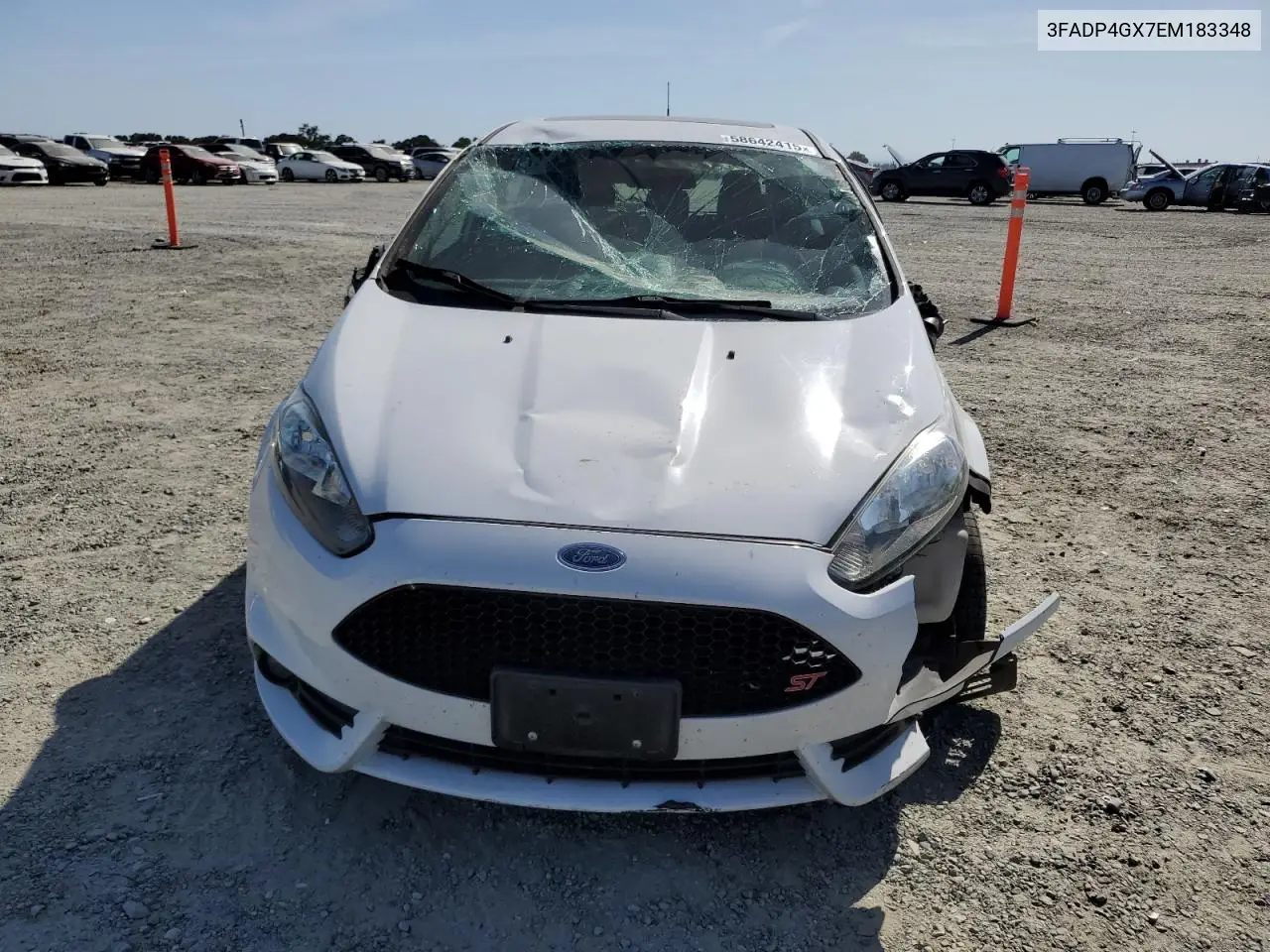 2014 Ford Fiesta St VIN: 3FADP4GX7EM183348 Lot: 58642415