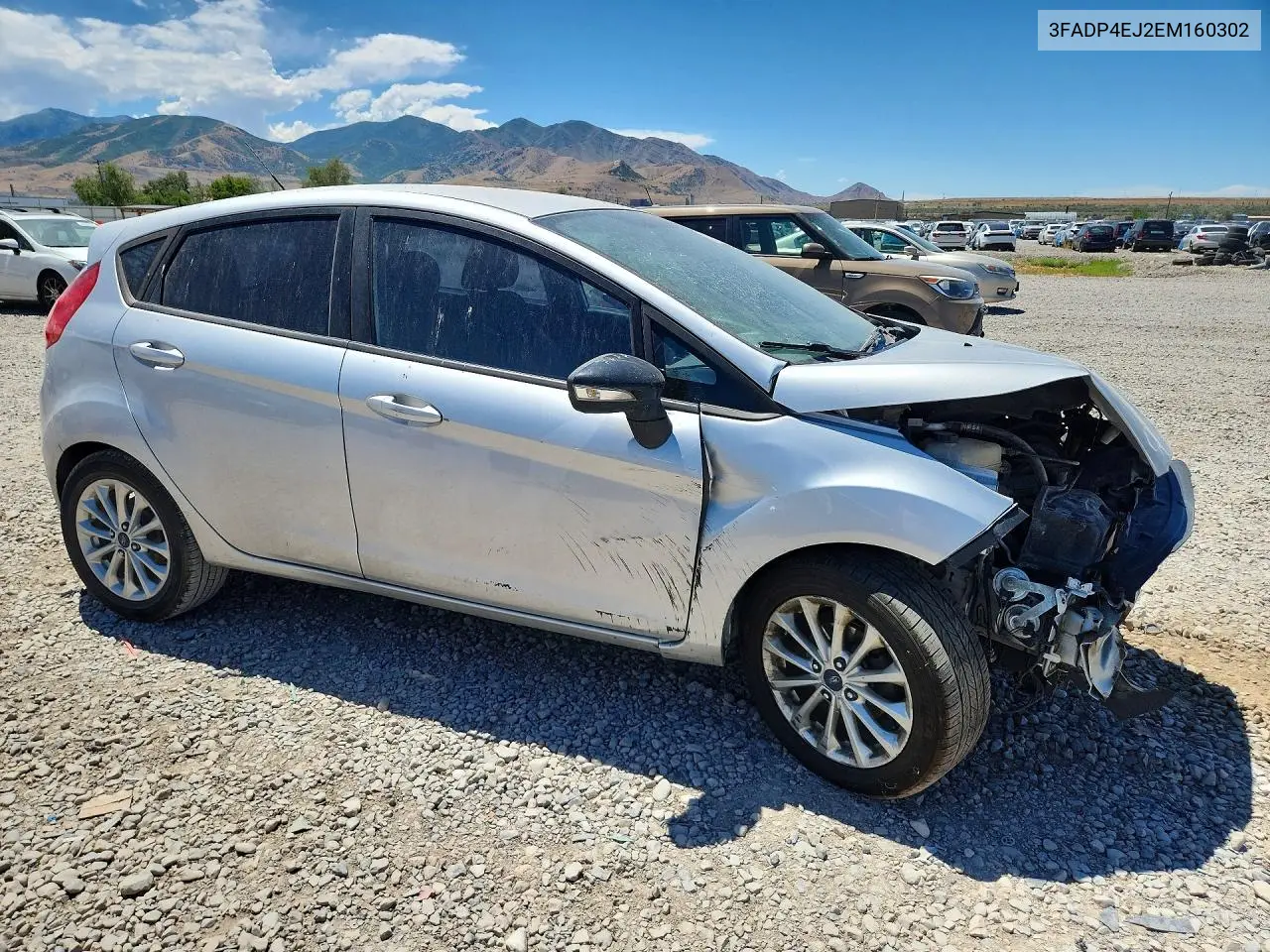 2014 Ford Fiesta Se VIN: 3FADP4EJ2EM160302 Lot: 59157586