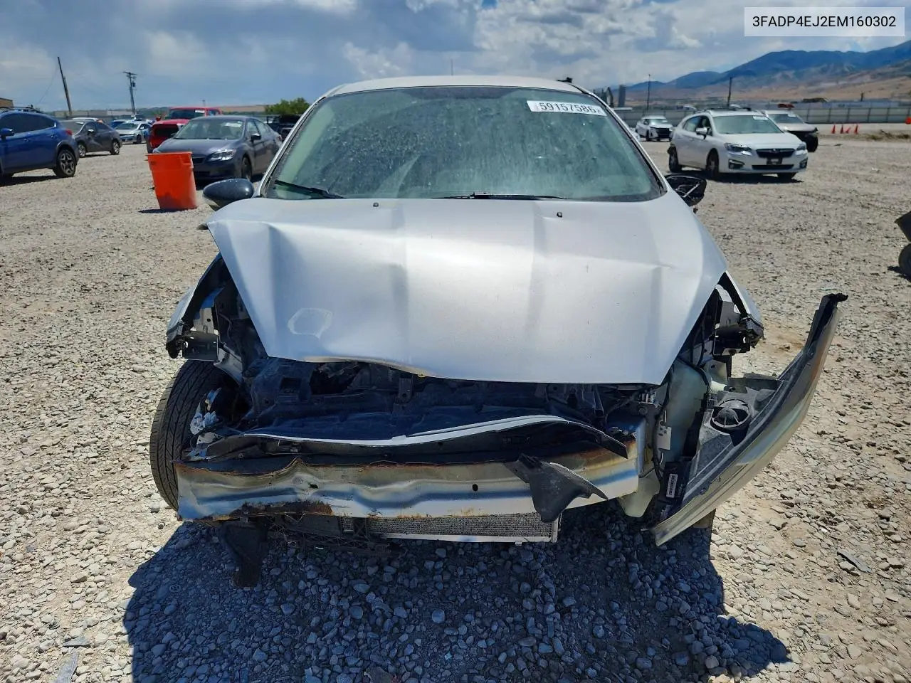 2014 Ford Fiesta Se VIN: 3FADP4EJ2EM160302 Lot: 59157586