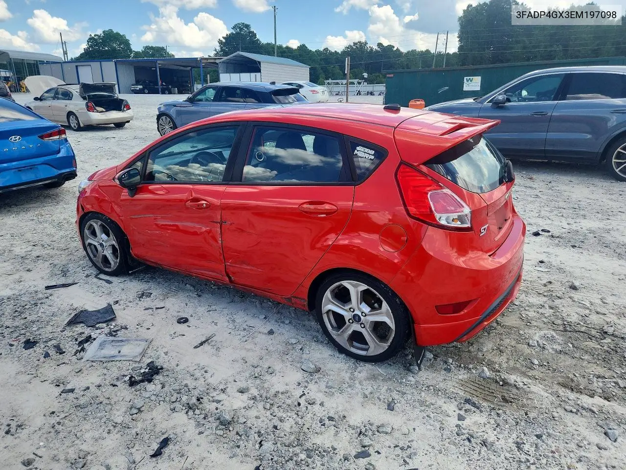 2014 Ford Fiesta St VIN: 3FADP4GX3EM197098 Lot: 59293496