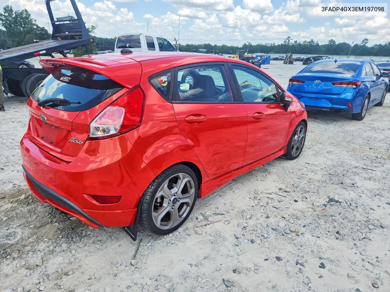2014 Ford Fiesta St VIN: 3FADP4GX3EM197098 Lot: 59293496