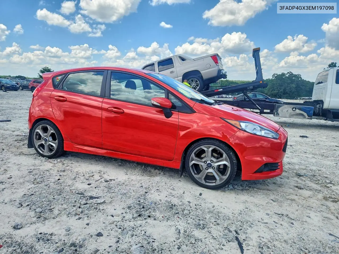 2014 Ford Fiesta St VIN: 3FADP4GX3EM197098 Lot: 59293496