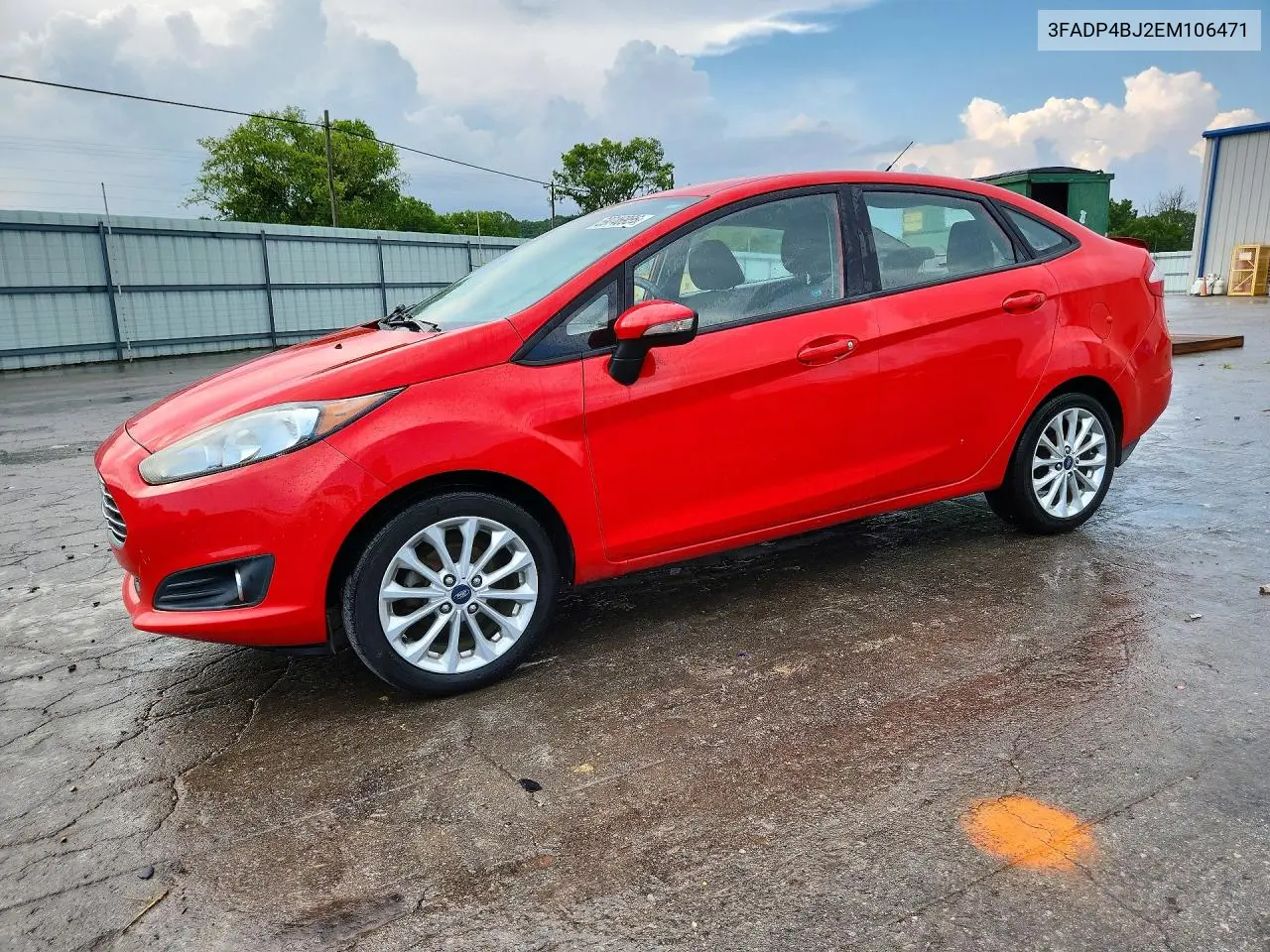 2014 Ford Fiesta Se VIN: 3FADP4BJ2EM106471 Lot: 59746956